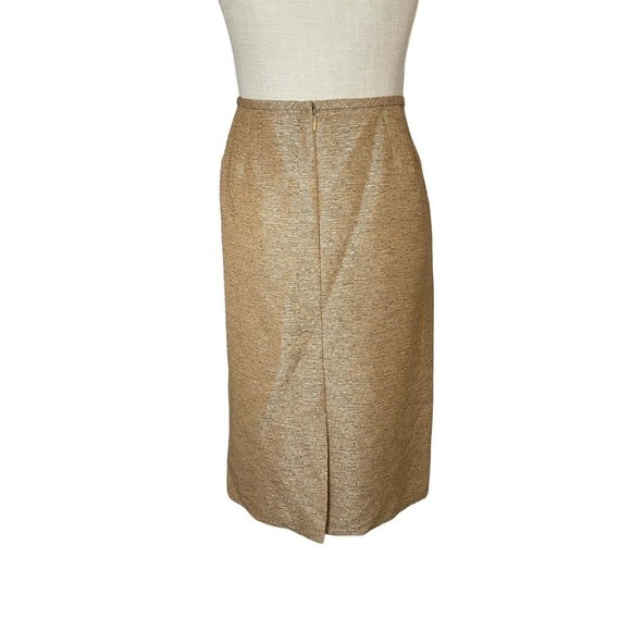 KASPER Skirt Suit‎ Size 12 Two Piece Set  Bonus Belt Executive Career Gold - Picture 6 of 16